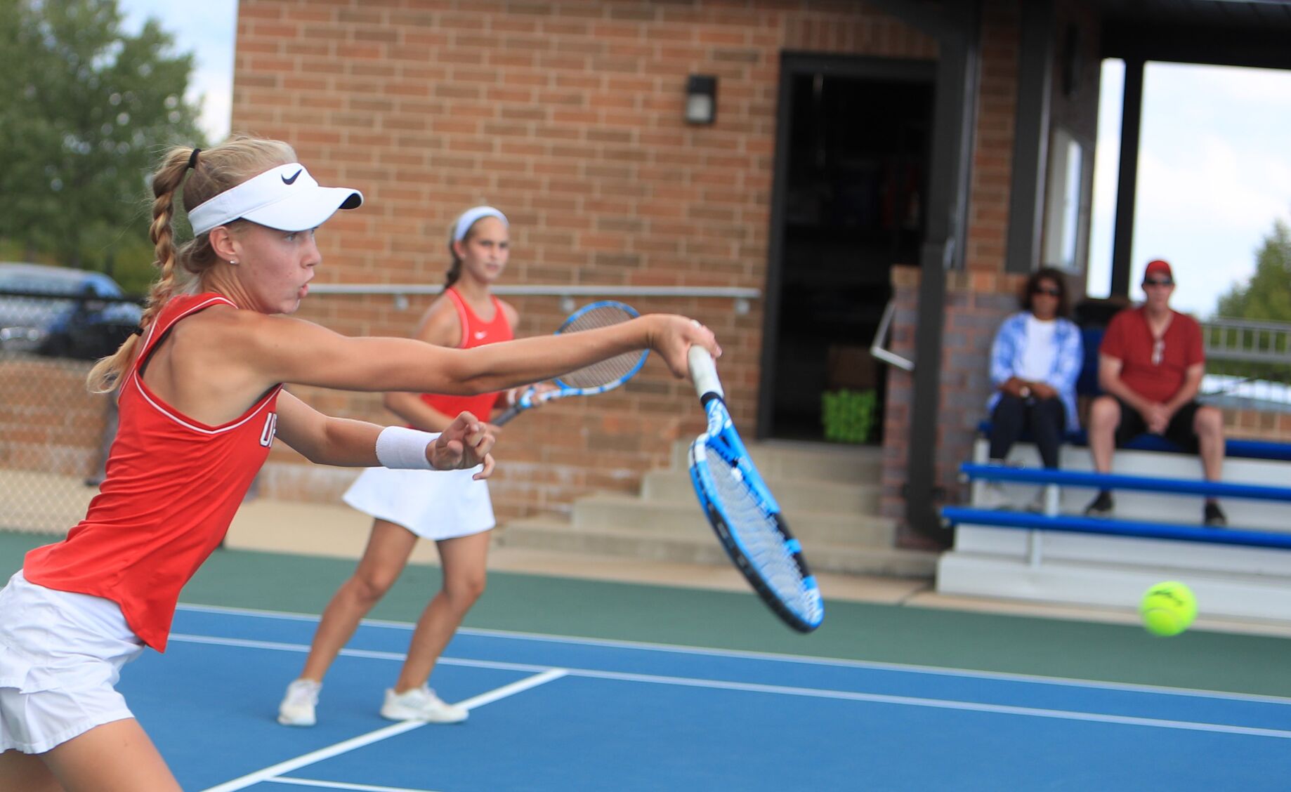 Class 1 District 6 girls tennis team championship: Westminster 5, Ursuline 2